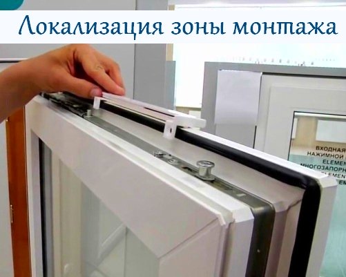Локализация зоны монтажа