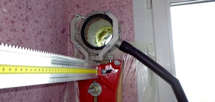 Чрезмерно большое отверстие может привести к теплопотерям в доме