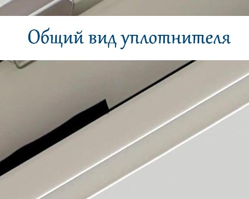 Общий вид уплотнителя