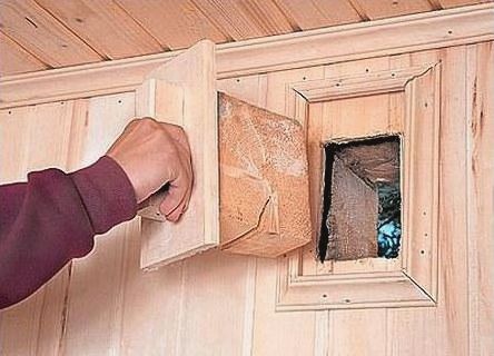 Естественная вентиляция в деревянной бане своими руками