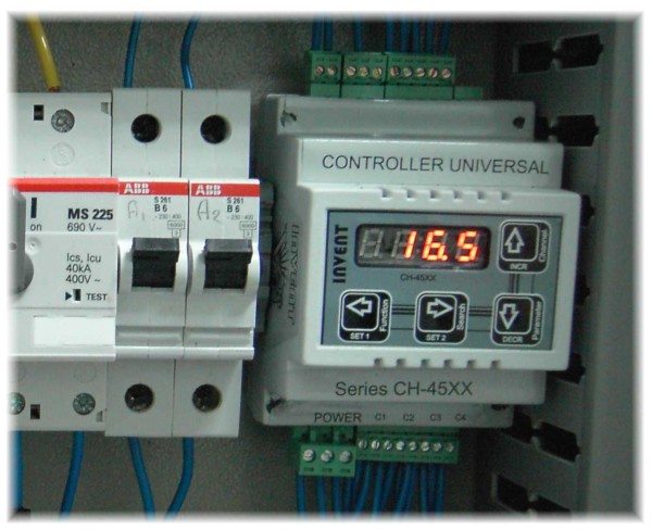 Управление режимами работы оборудования осуществляется с помощью автоматических систем.