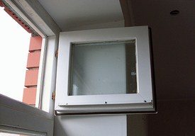 Вентиляция окон ПВХ с помощью форточки