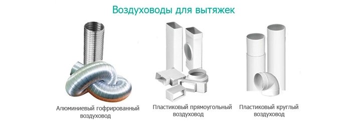  Виды воздуховодов для кухни